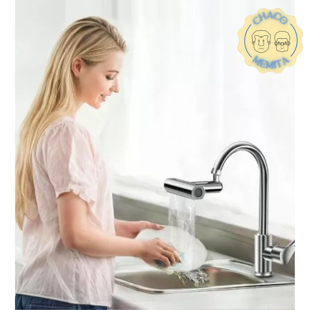 AquaTurn™ Llave giratoria y limpiador de olla
