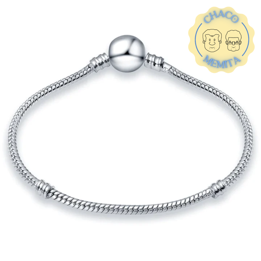 ELEGANCIA ESMERALDA™ Pulsera de plata mujer