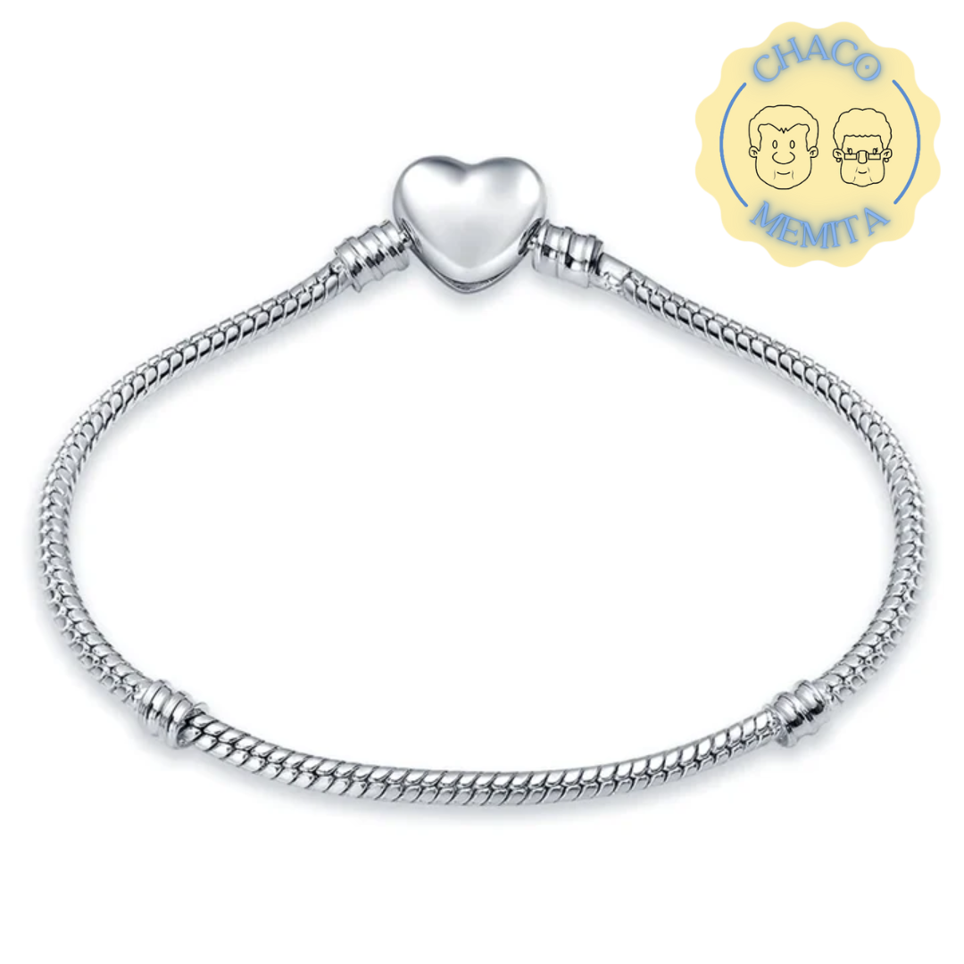 ELEGANCIA ESMERALDA™ Pulsera de plata mujer