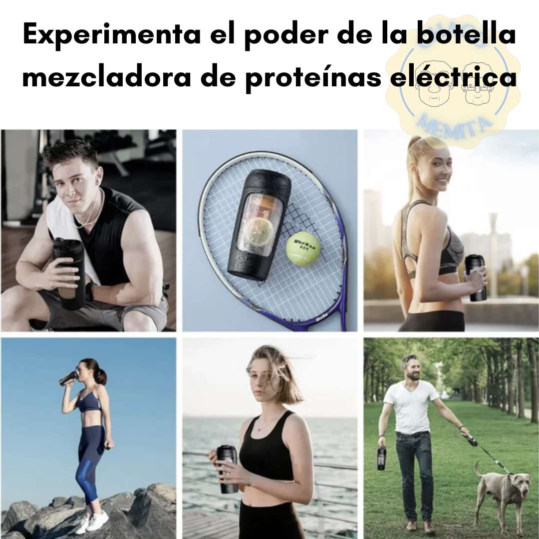 SPINPRO™ Botella mezcladora de proteína